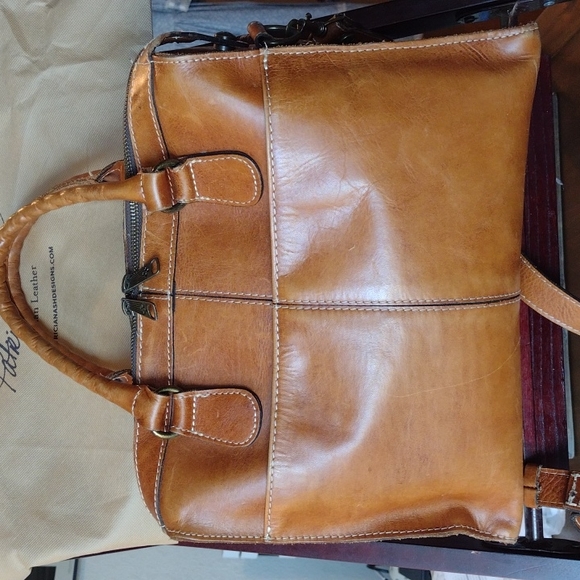 EUC Patricia Nash Burnished Tool Collection Satchel - Picture 4 of 14